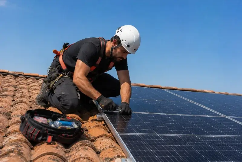 Maintenance et monitoring de panneaux solaires à Gundershoffen