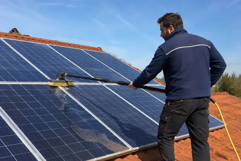 Nettoyage et entretien de panneaux solaires à Gundershoffen